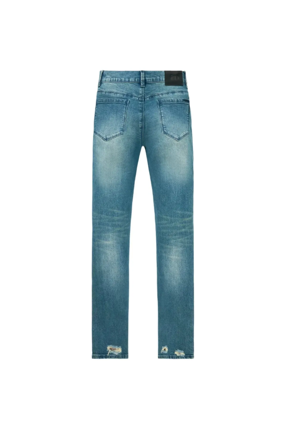 Bryant - Blue Distressed Snake