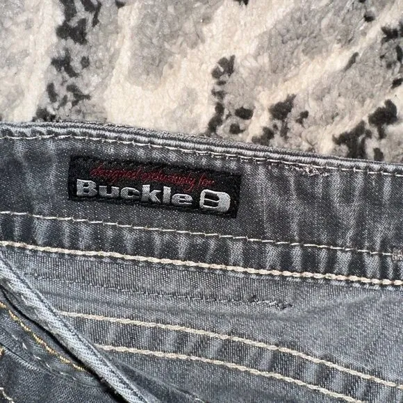 Buckle Sardinia Bootcut Gray Jeans Women Size 30x34