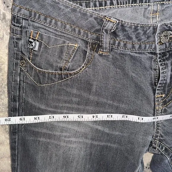 Buckle Sardinia Bootcut Gray Jeans Women Size 30x34