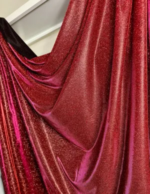 Burgundy Lurex Fabric