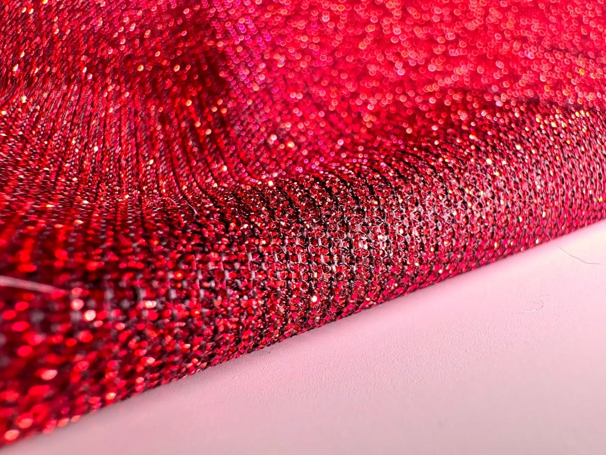Burgundy Lurex Fabric