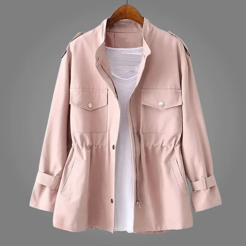 Calista™ | Stylish Zip-up Drawstring Jacket