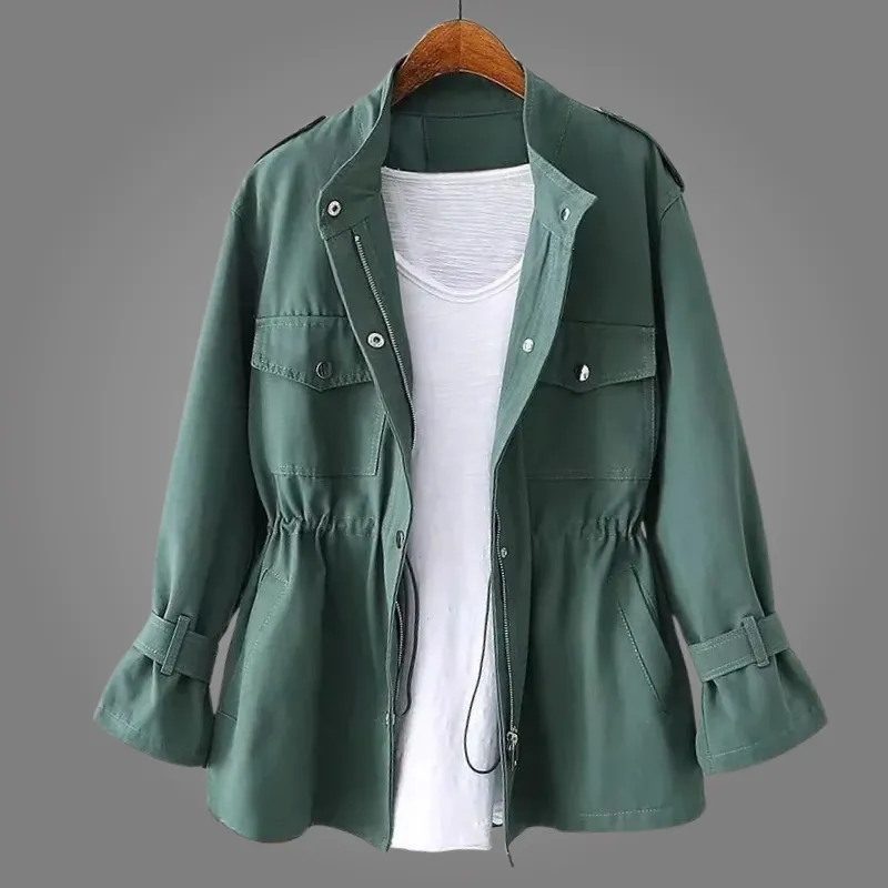 Calista™ | Stylish Zip-up Drawstring Jacket