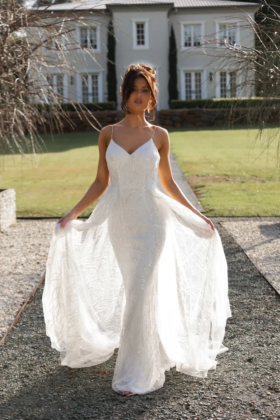 Cassia Dress in Vintage White by Tania Olsen PO2302