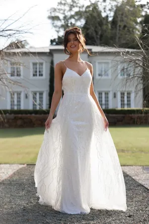 Cassia Dress in Vintage White by Tania Olsen PO2302