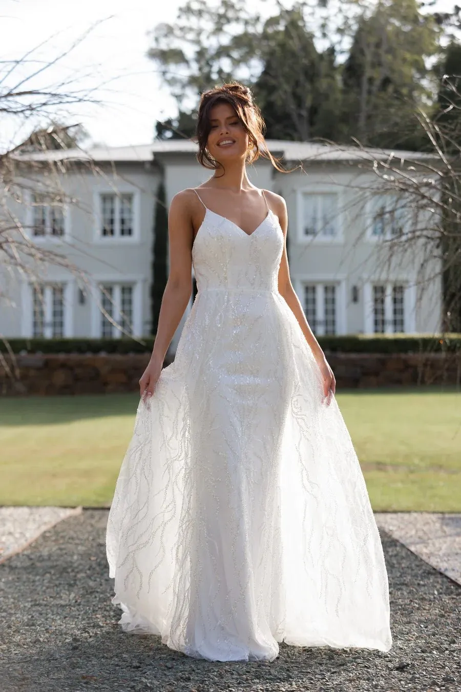 Cassia Dress in Vintage White by Tania Olsen PO2302