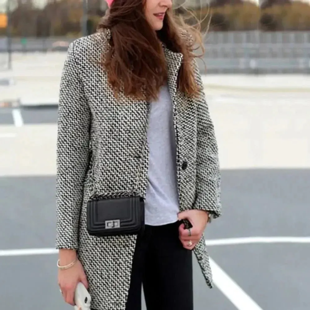 Celene™ | Long jacket Wool coat