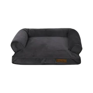 Charlie's Corduroy Dog Sofa Bed Charcoal Large