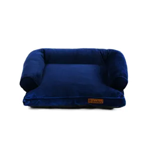 Charlie's Corduroy Dog Sofa Bed Navy Medium