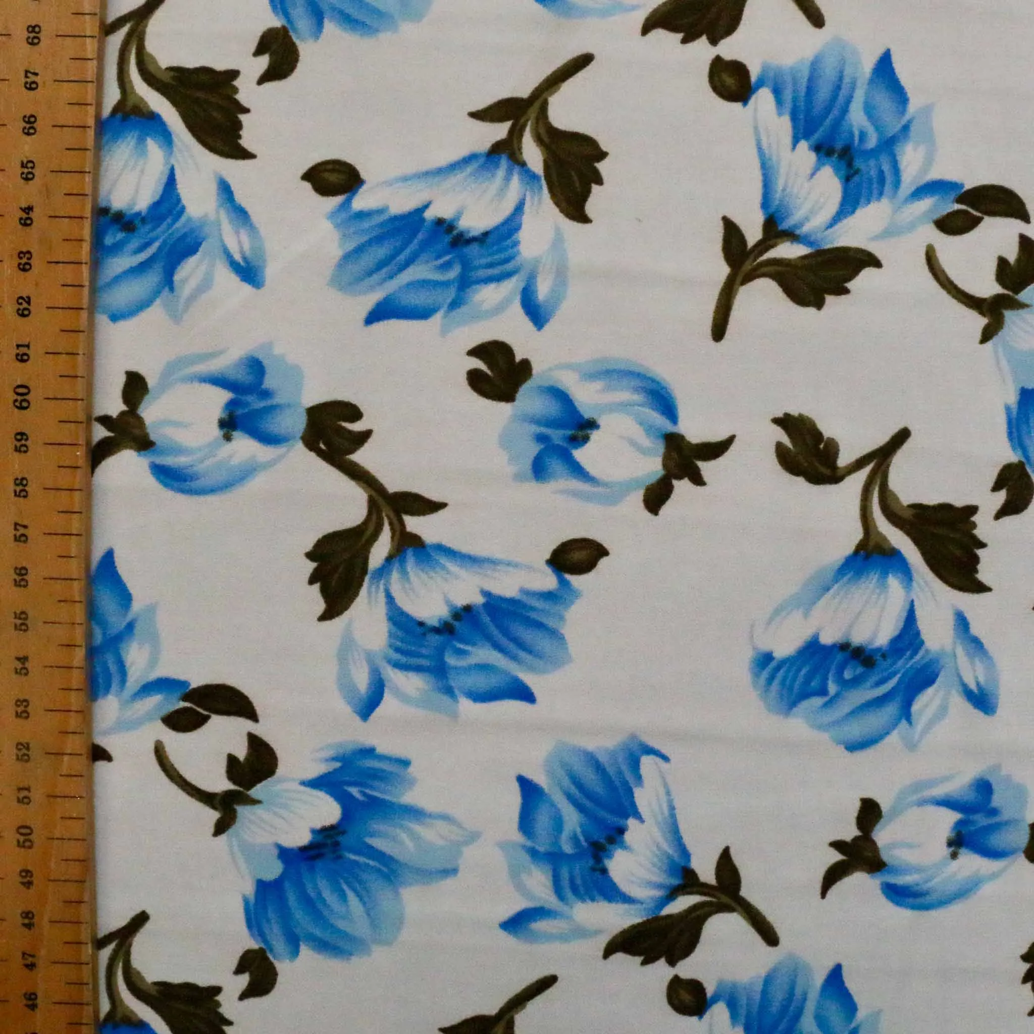Chiffon Fabric - Black and off-white