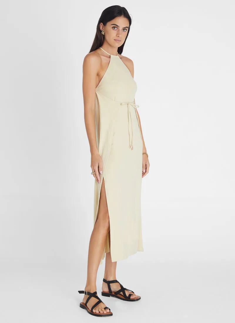Citrine Halter Dress (SAMPLE)
