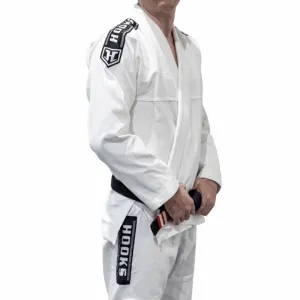 CLEARANCE - Hooks Origin BJJ Gi - JACKET ONLY (White)