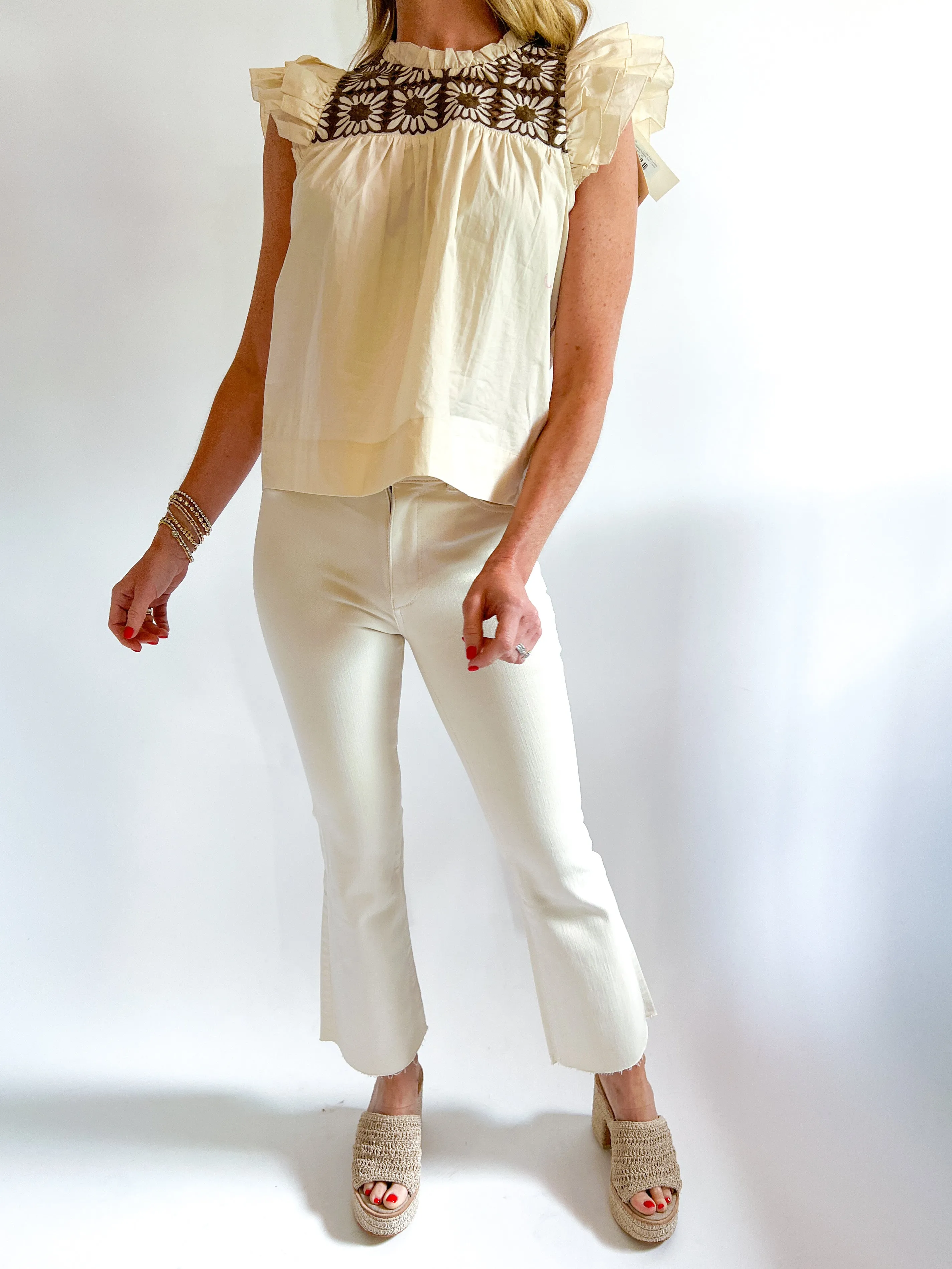 Cloud Embroidered Sonora Top