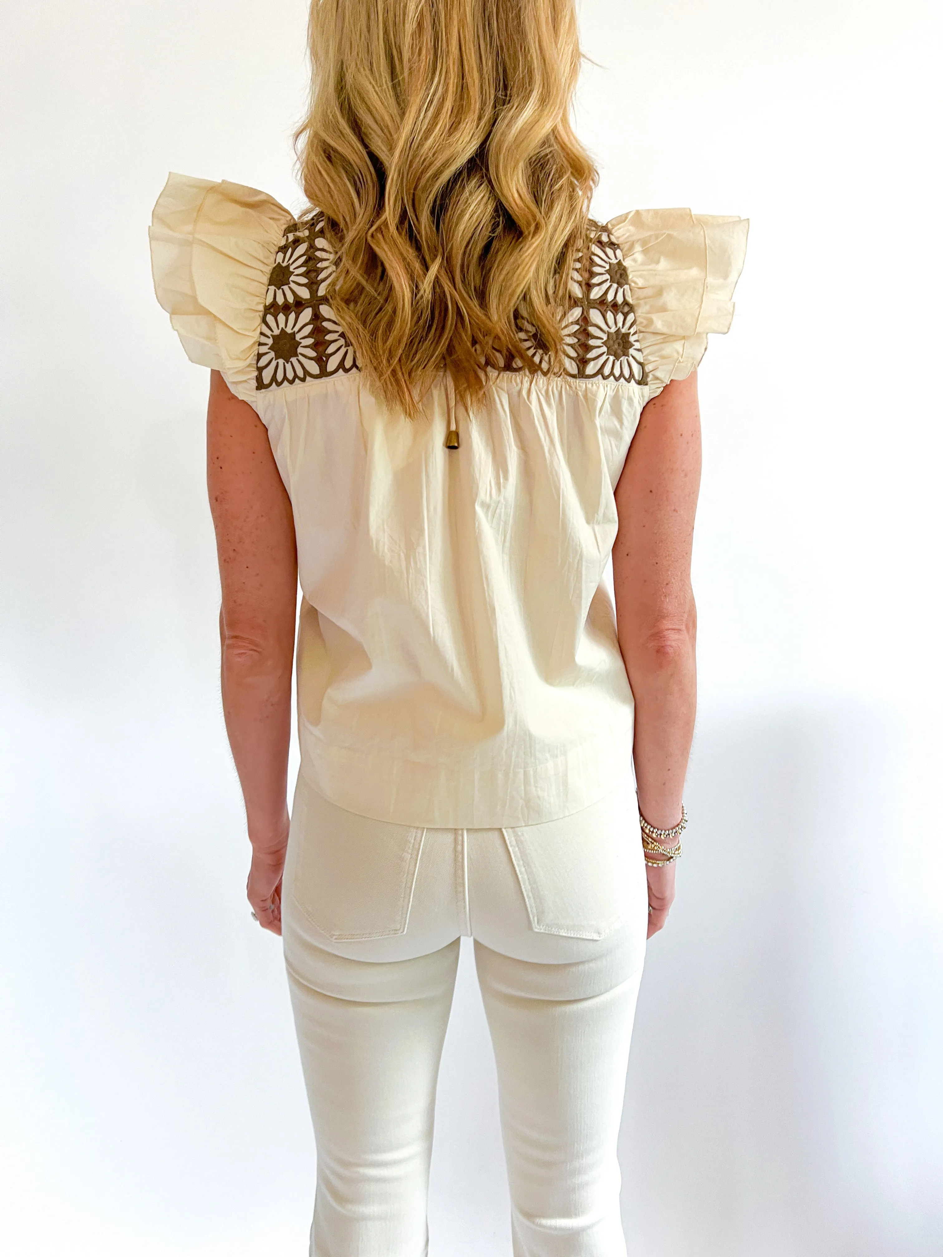 Cloud Embroidered Sonora Top