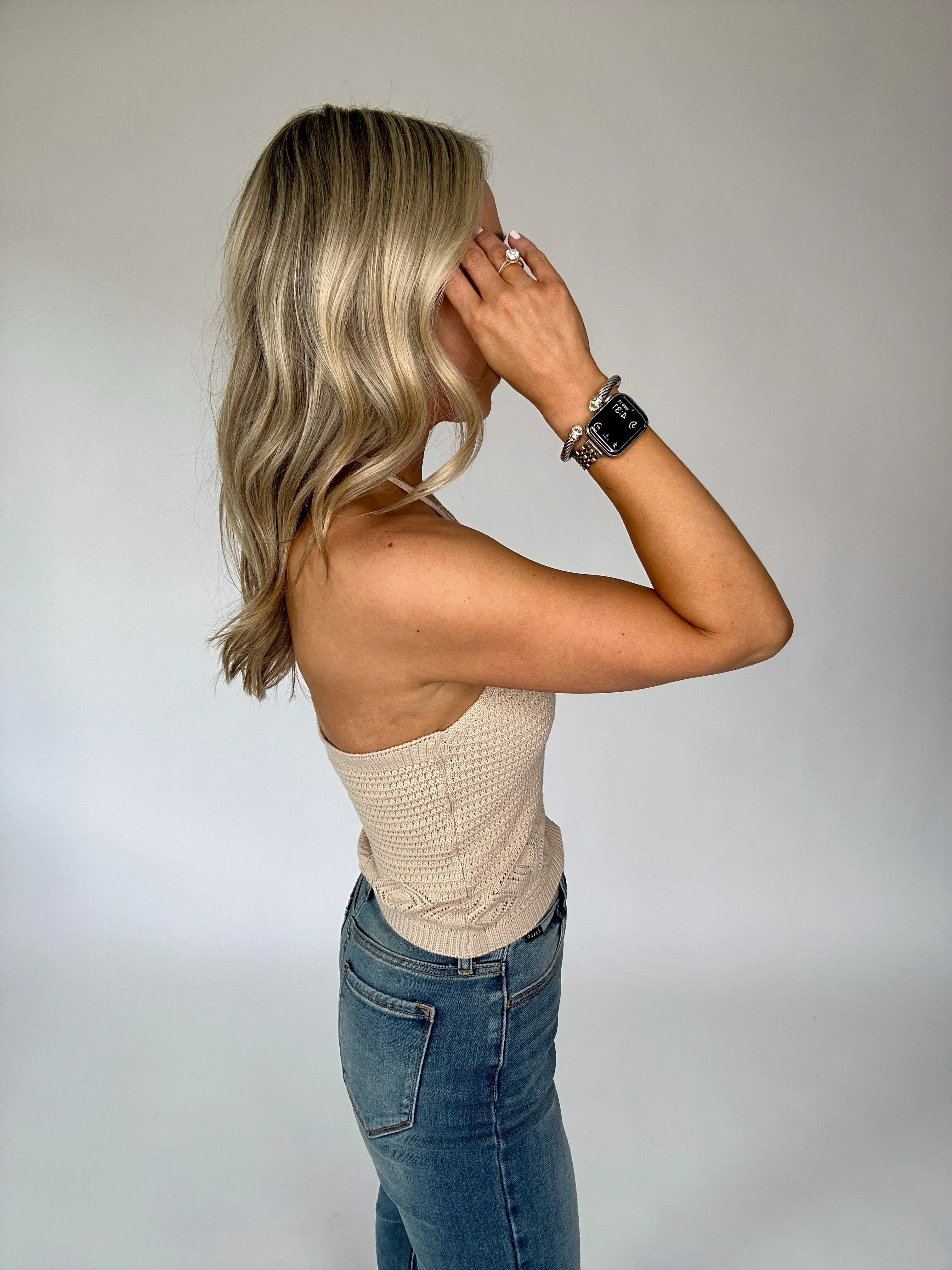 Coastal Cruise Crochet Halter Top