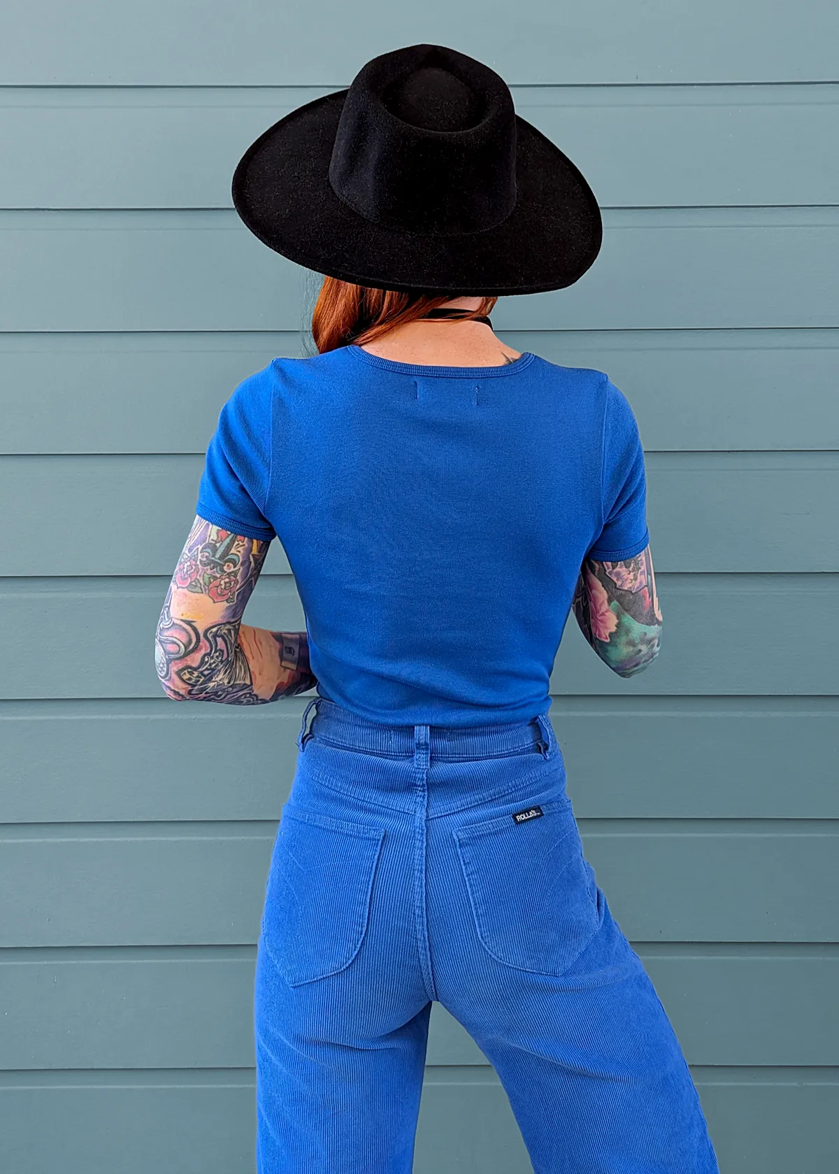 Cobalt Bubble Ringer Tee