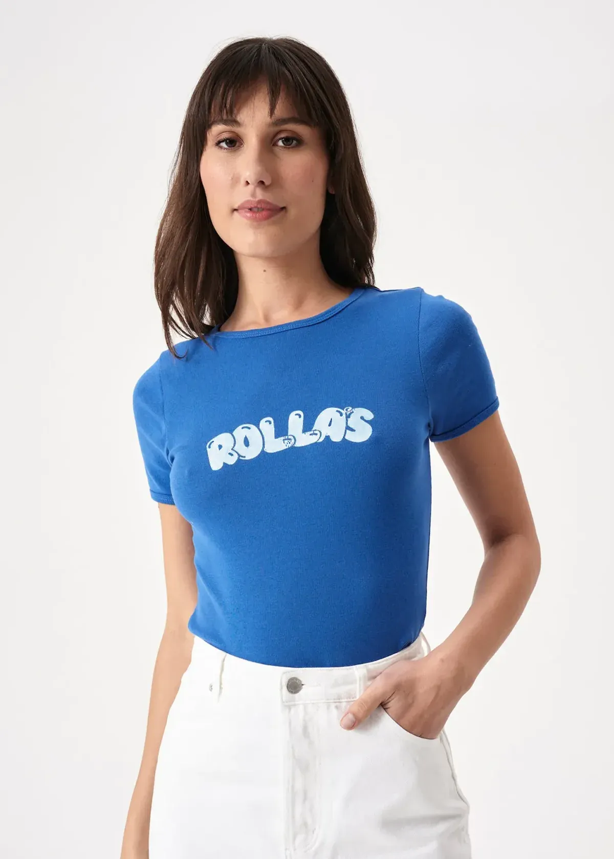 Cobalt Bubble Ringer Tee