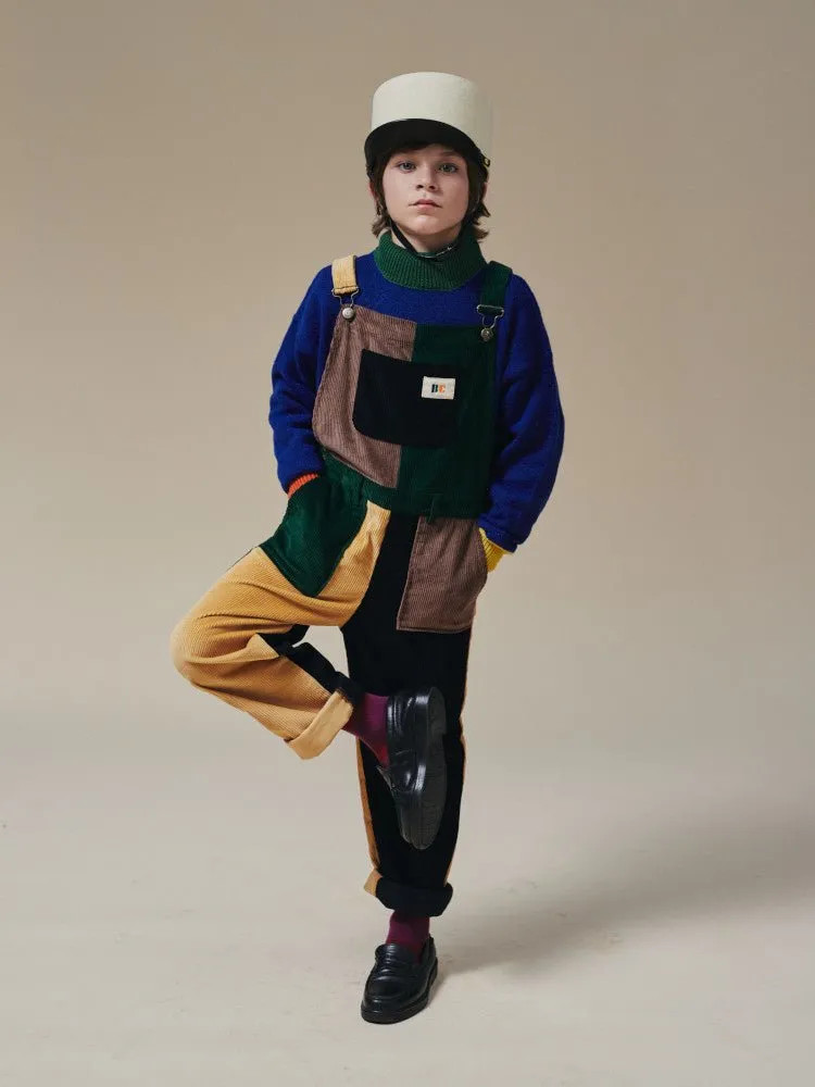 Colour Block Corduroy Dungarees by Bobo Choses