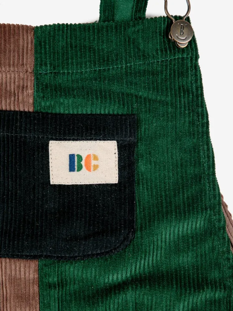 Colour Block Corduroy Dungarees by Bobo Choses