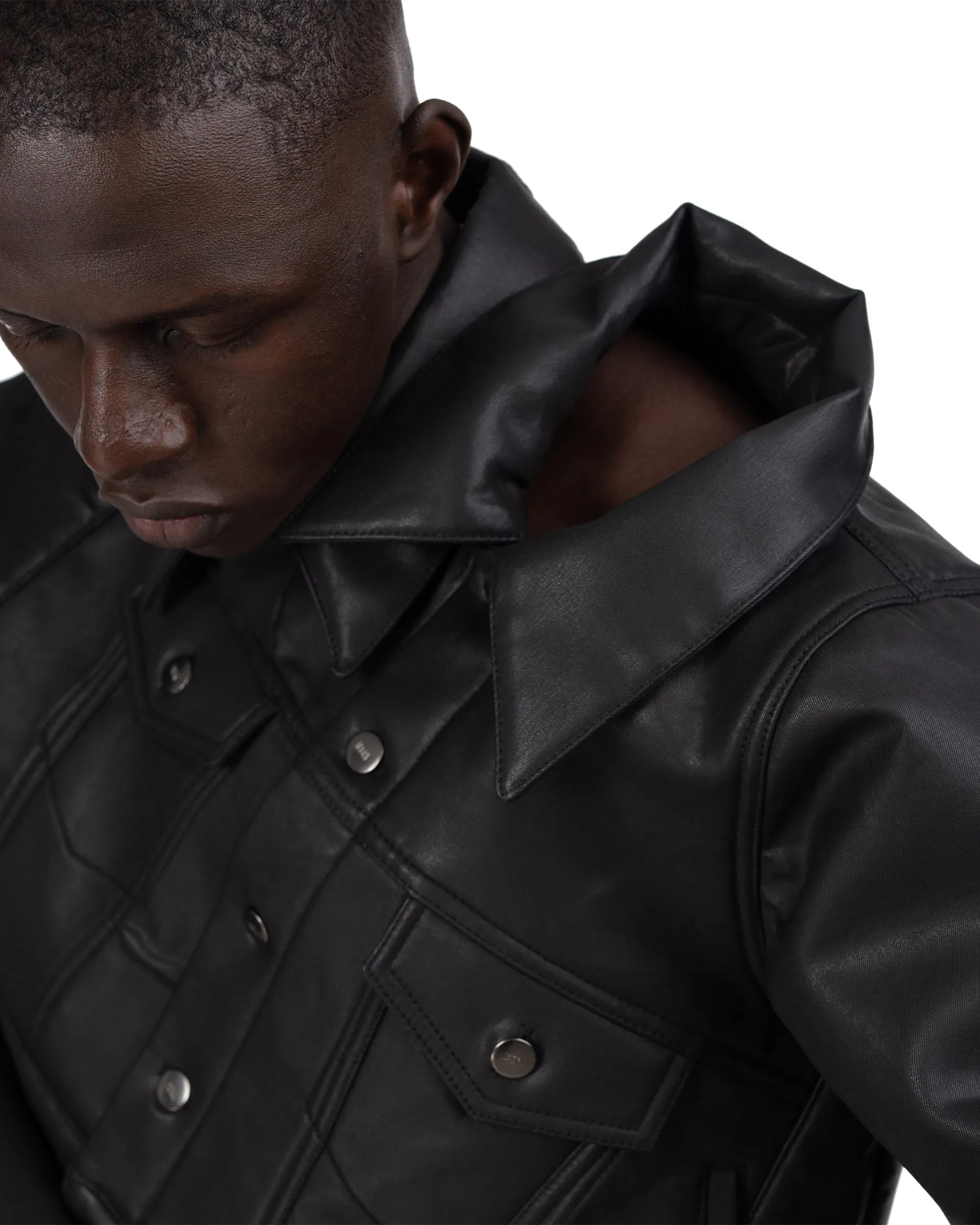 CONJOINED WAXED TWILL JACKET