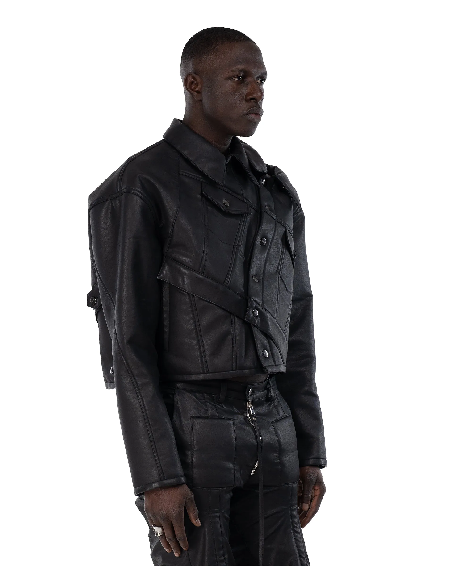 CONJOINED WAXED TWILL JACKET