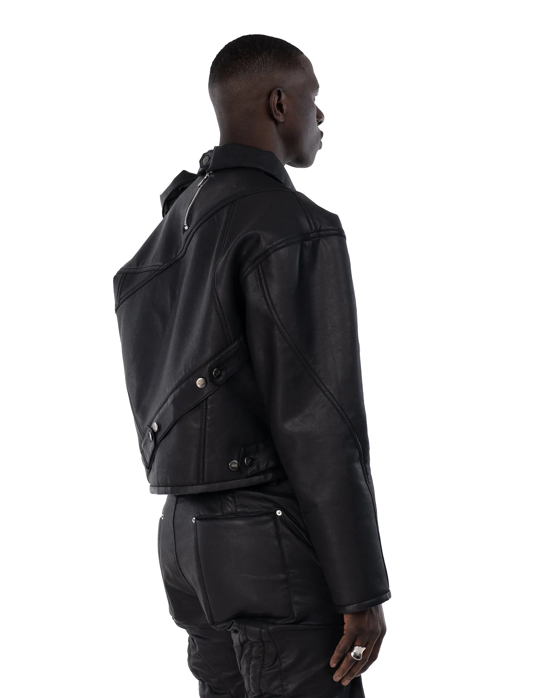 CONJOINED WAXED TWILL JACKET