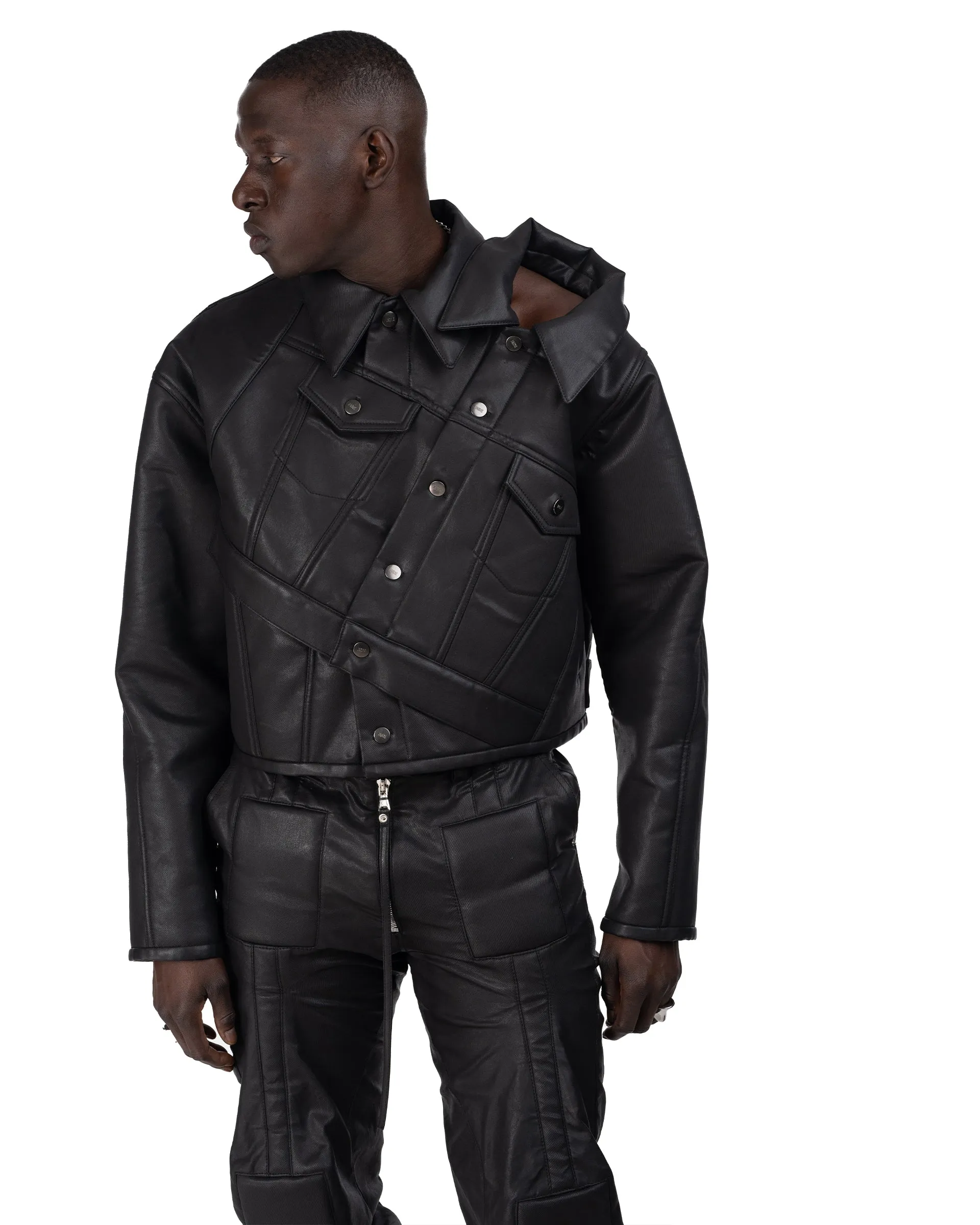 CONJOINED WAXED TWILL JACKET