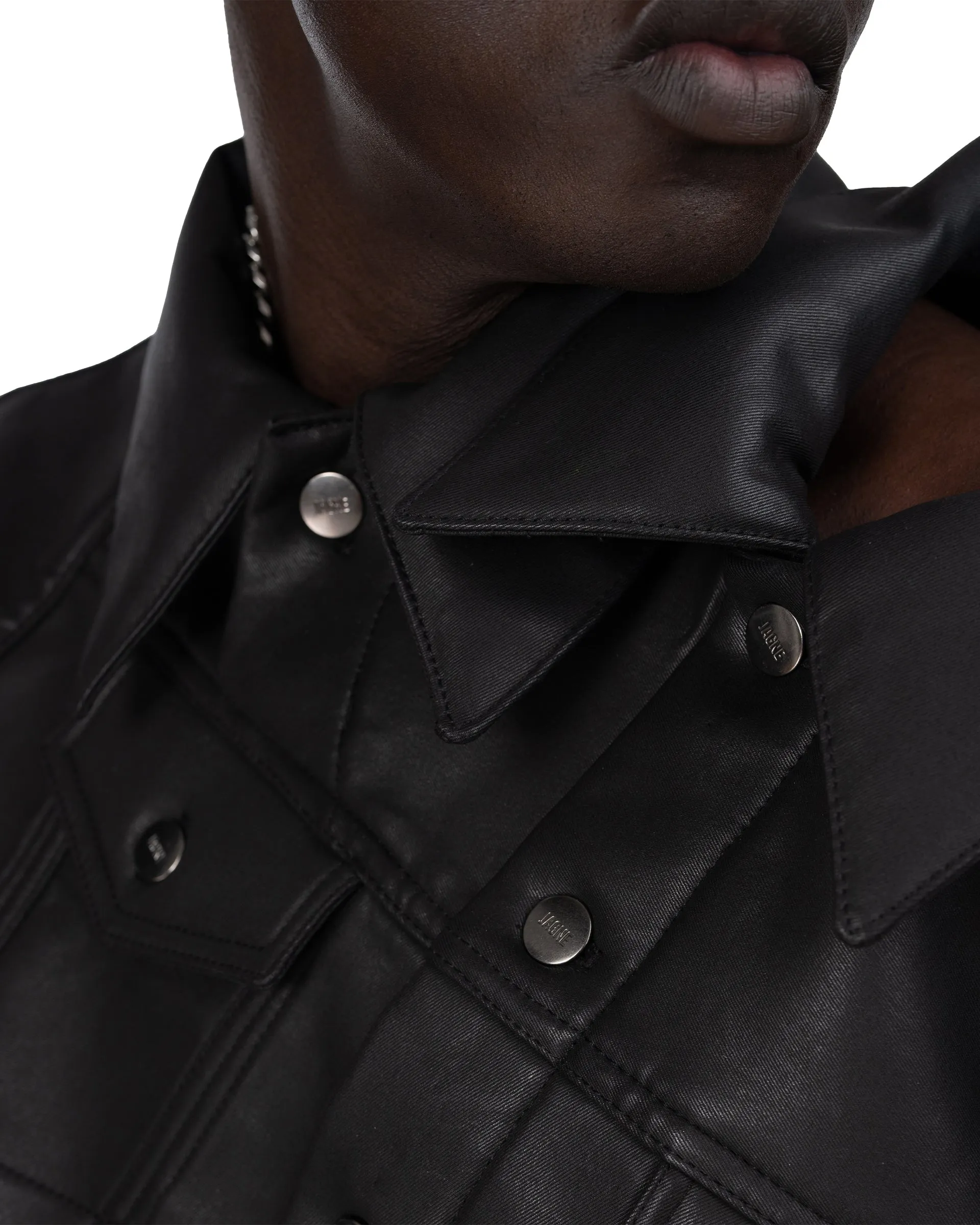 CONJOINED WAXED TWILL JACKET