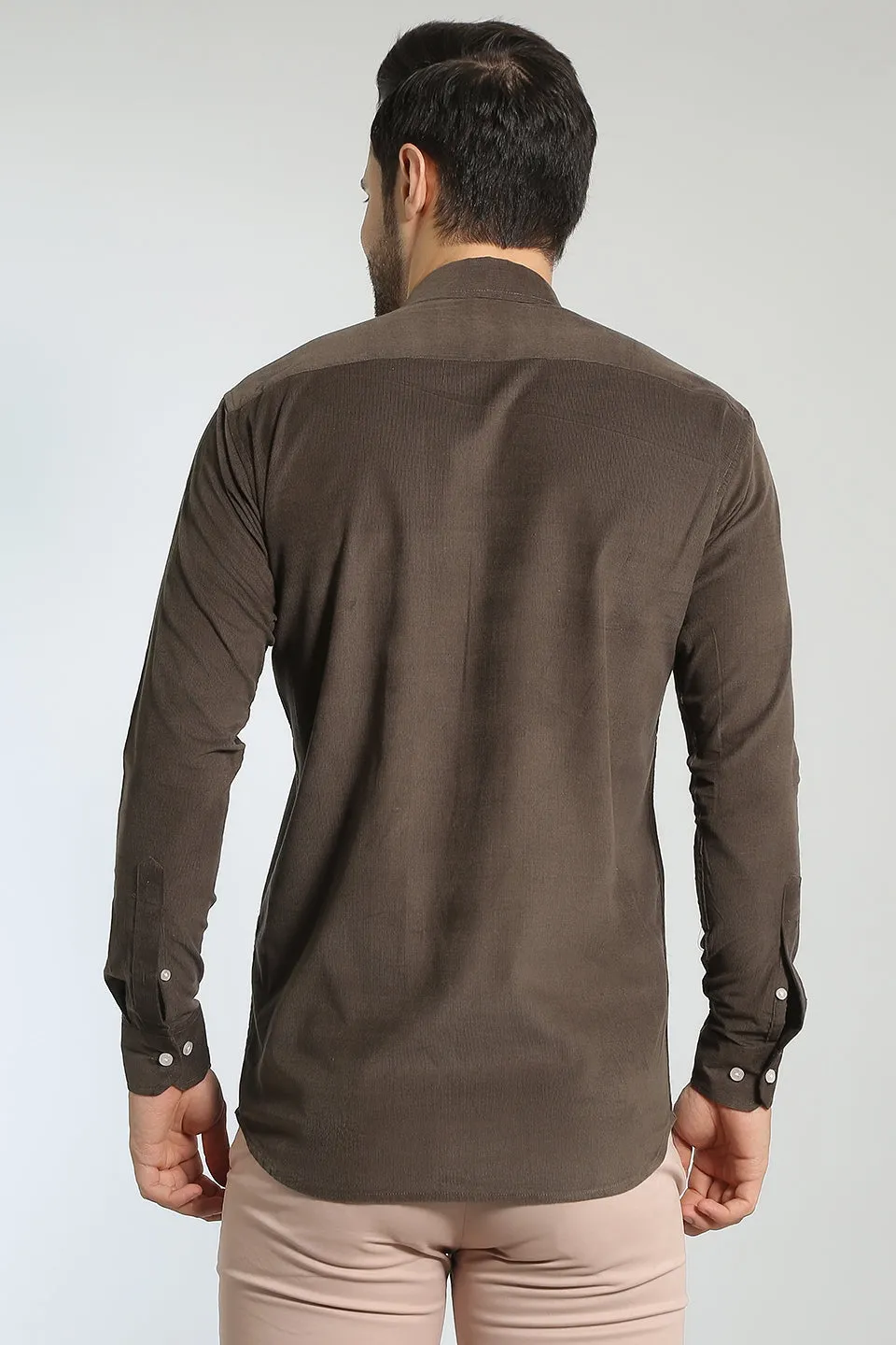 Corduroy Cotton Green Shirt