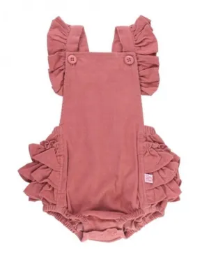 Corduroy Flutter Overall Romper