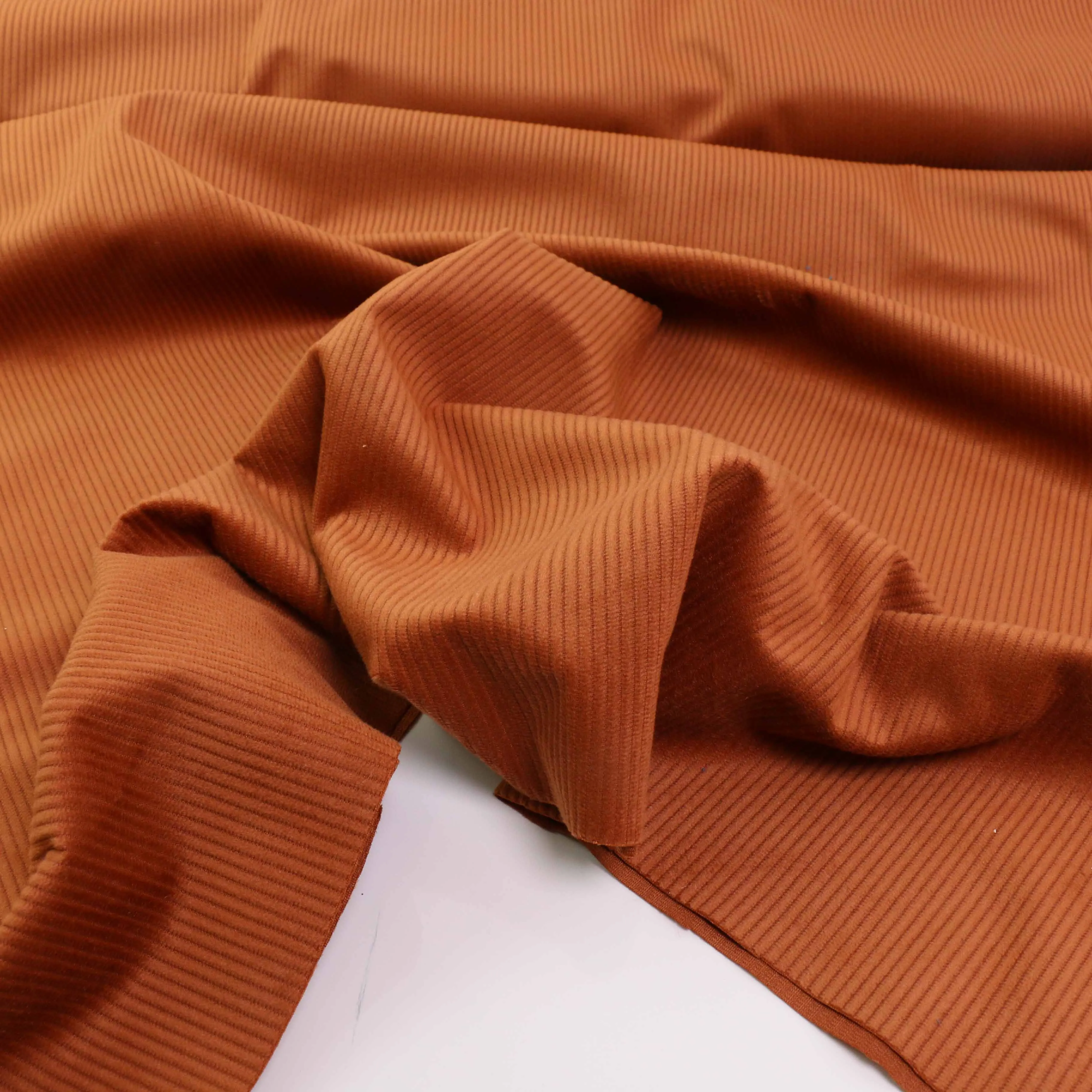 Corduroy Knit Fabric - Mustard, Wine, Red, Green, Denim