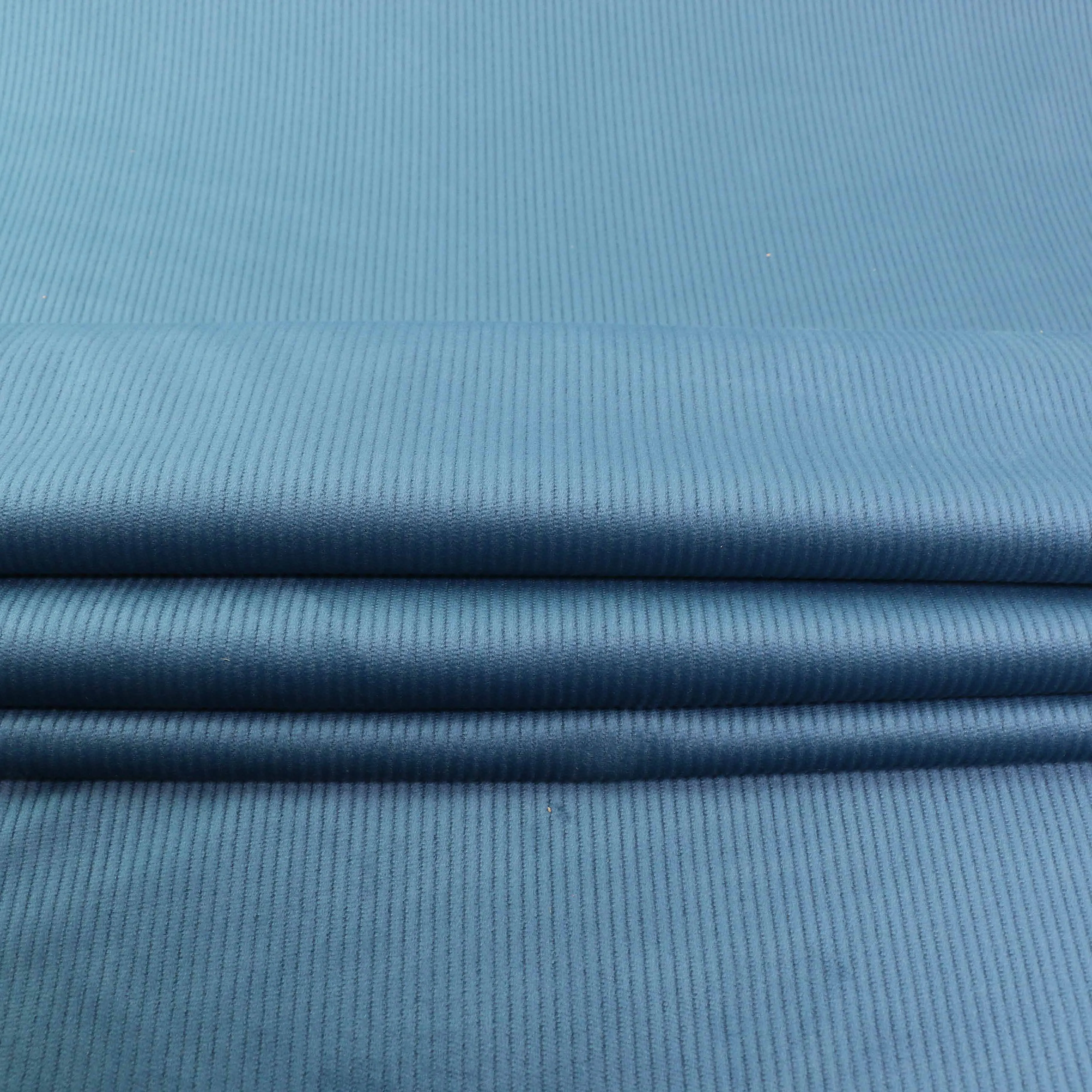 Corduroy Knit Fabric - Wine, Red, Green, Denim, Mustard