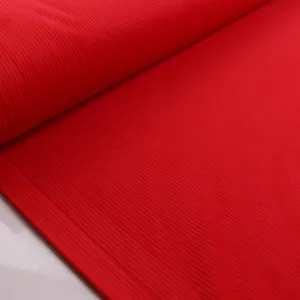 Corduroy Knit Fabric - Wine, Red, Green, Denim, Mustard