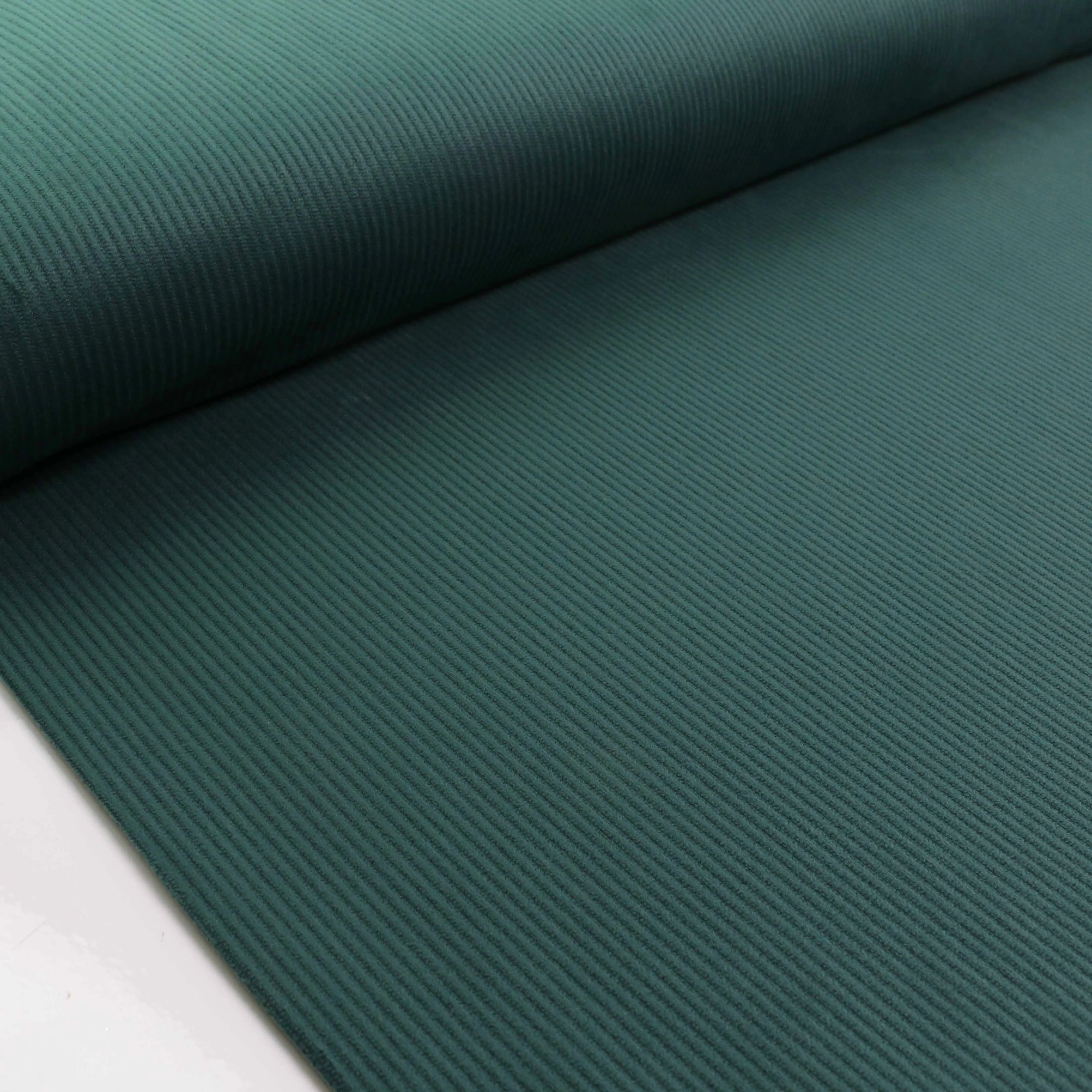 Corduroy Knit Fabric - Wine, Red, Green, Denim, Mustard