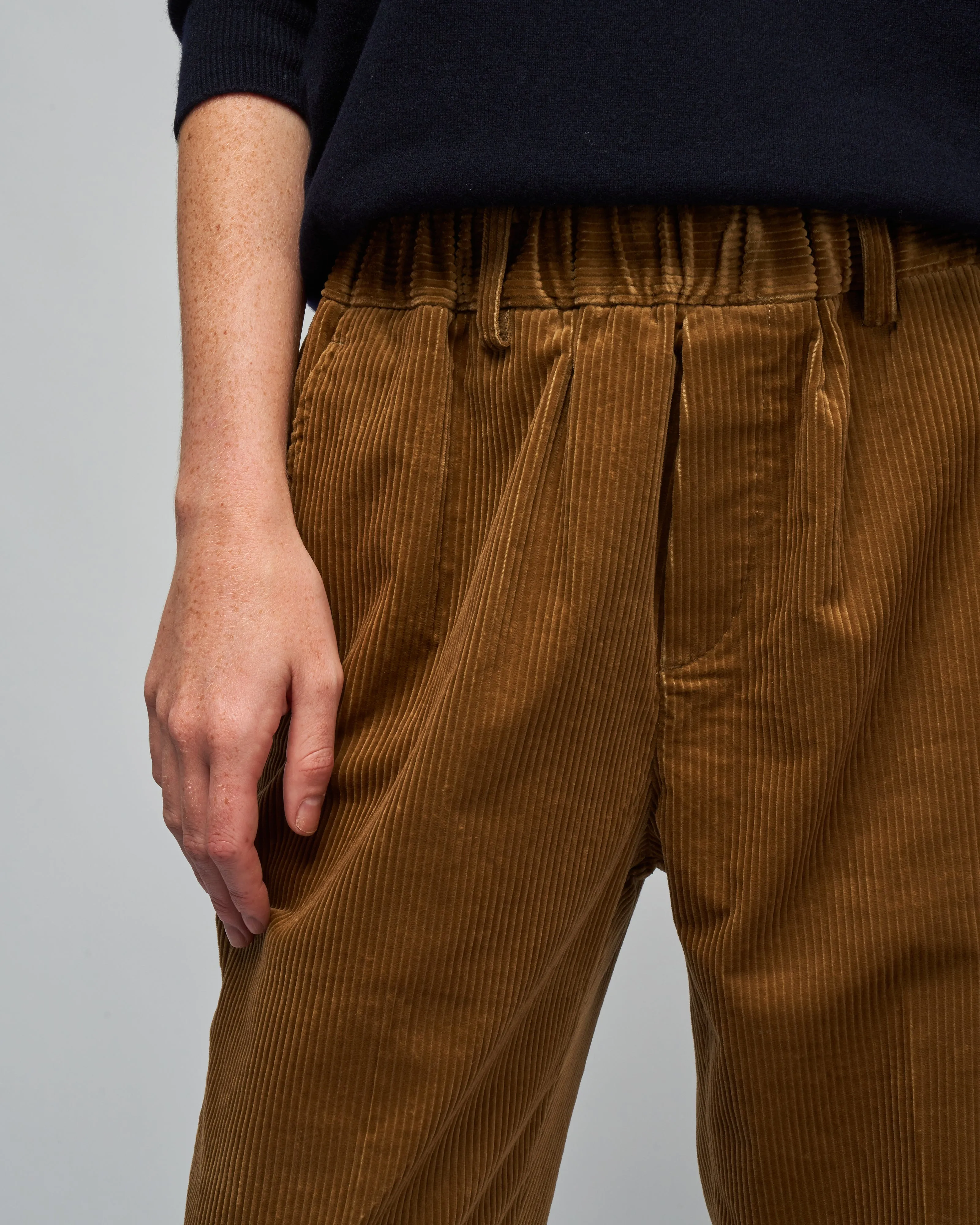 corduroy pant - camel