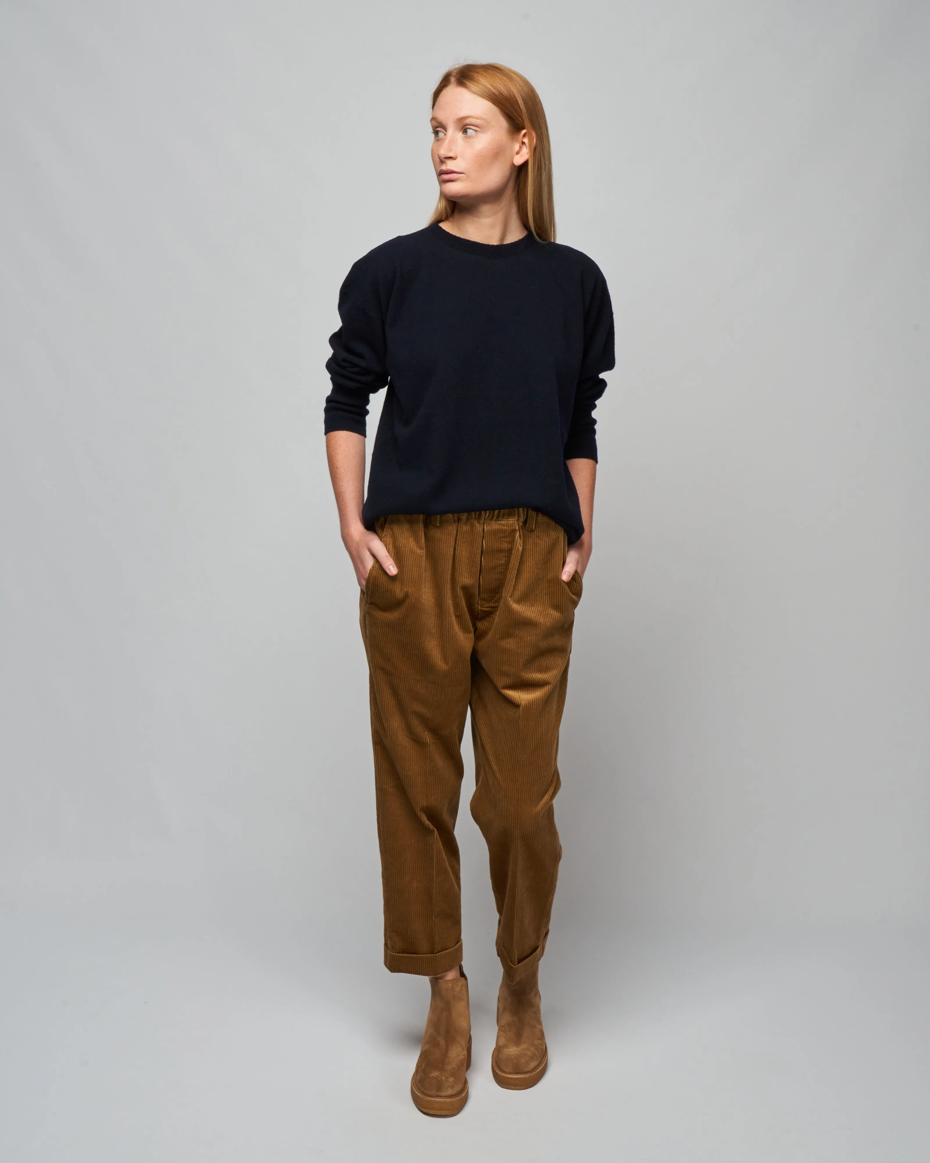 corduroy pant - camel