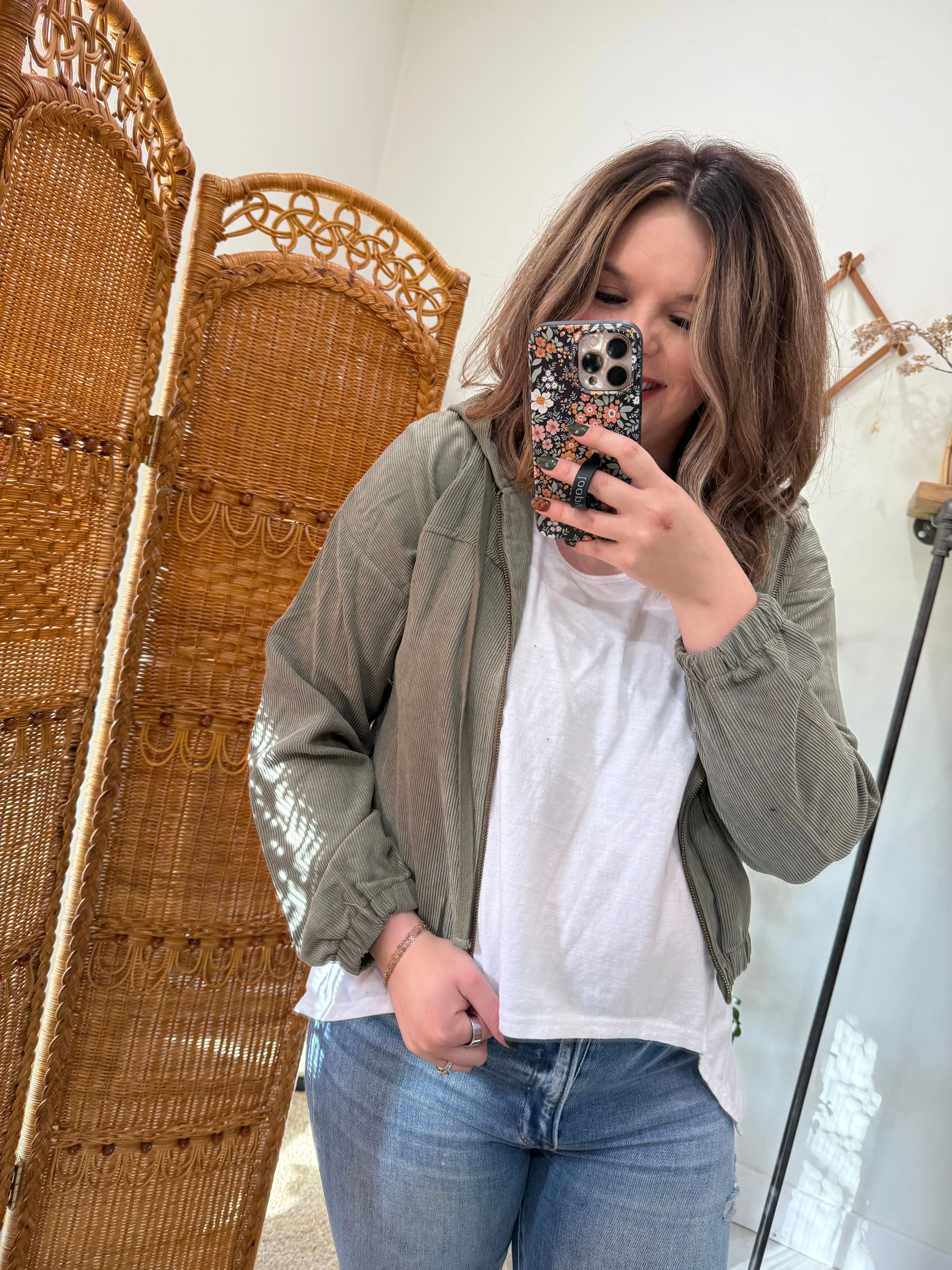 Corduroy Zip Jacket