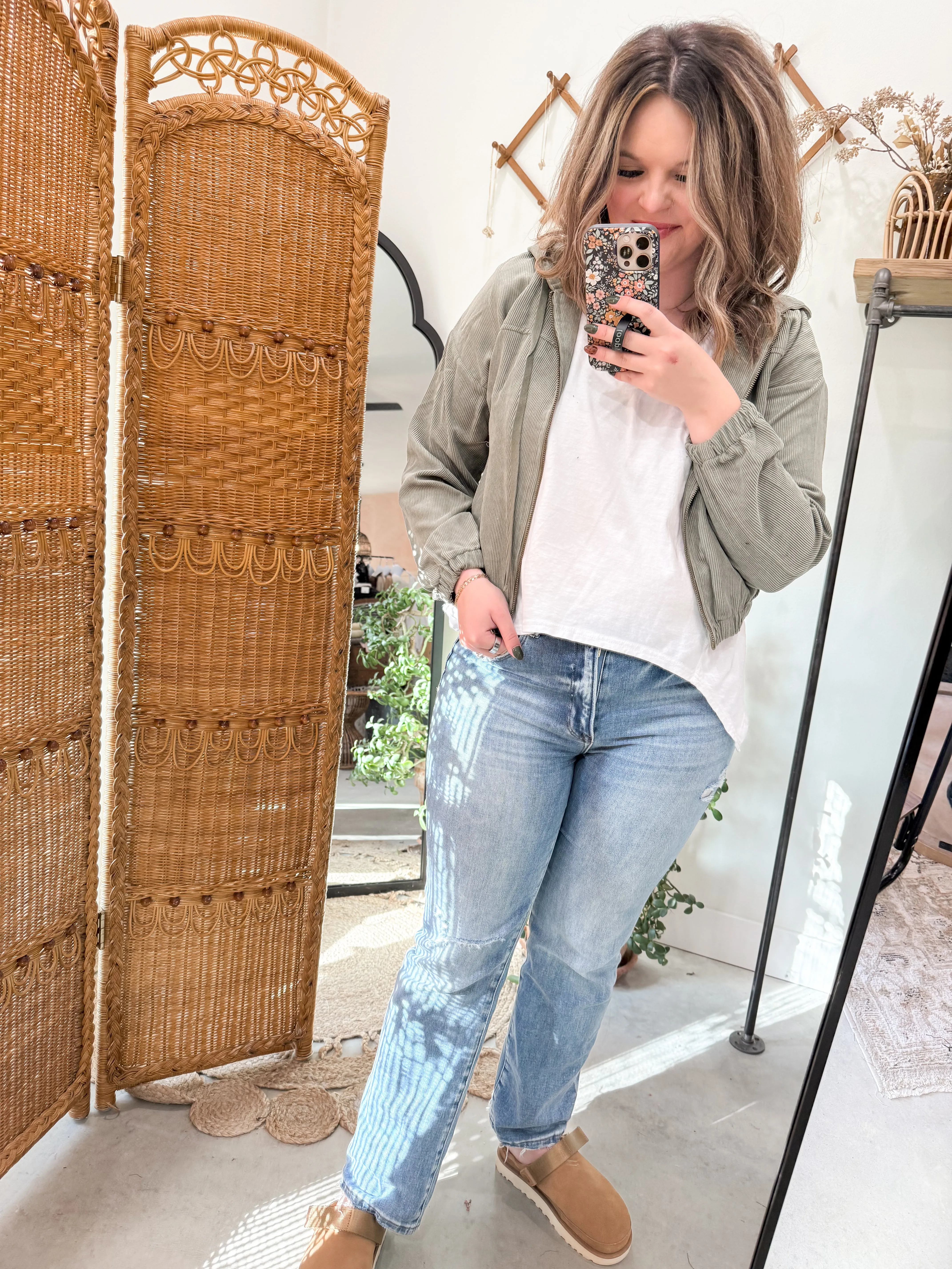 Corduroy Zip Jacket