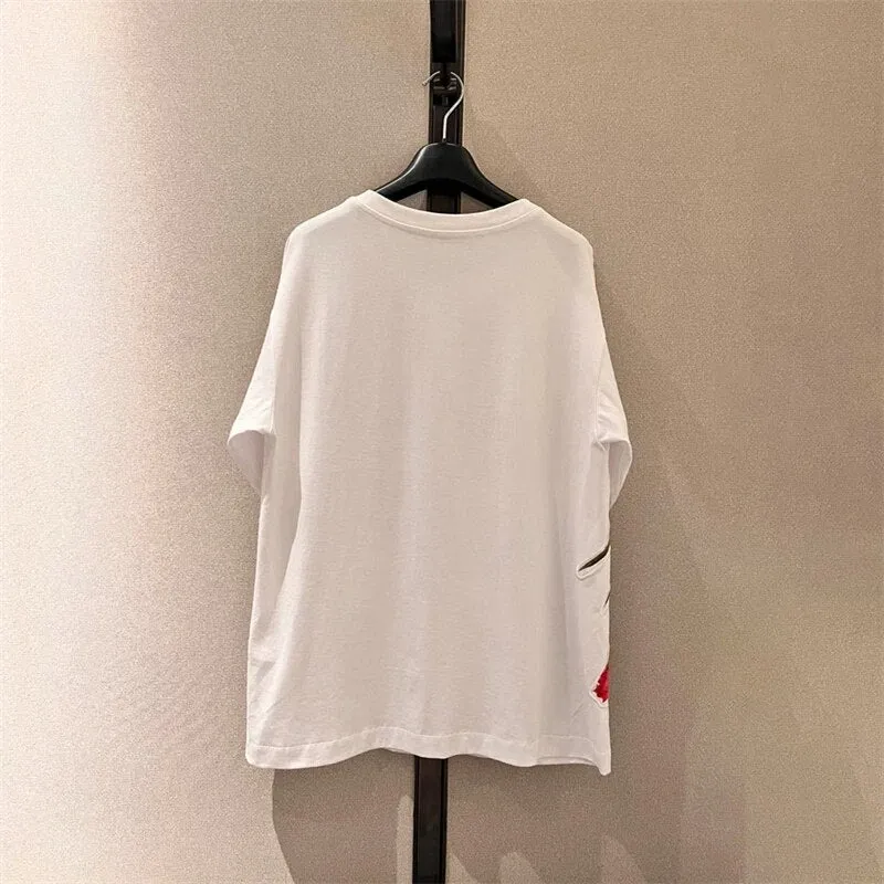 Cotton 3D Embroidery Shirt