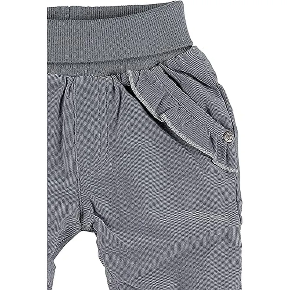 Cotton Cord Lined Frill Pocket Trousers