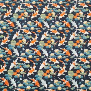 Cotton Poplin, Koi Pond