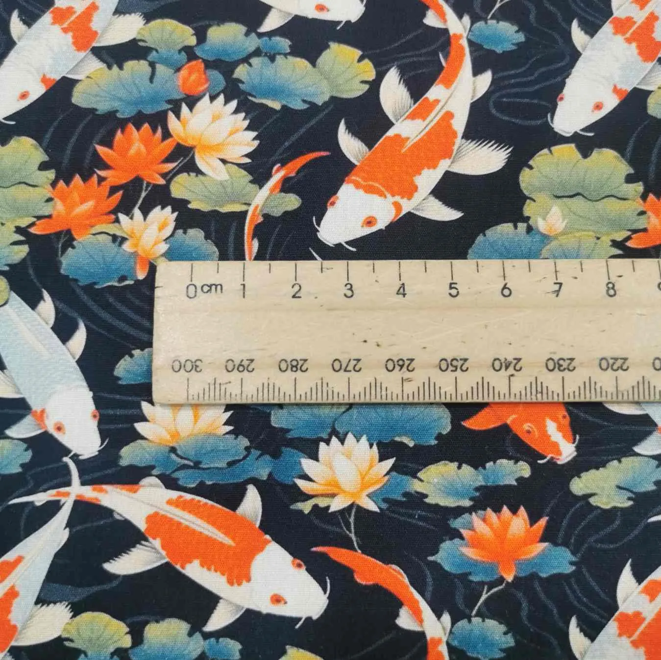 Cotton Poplin, Koi Pond