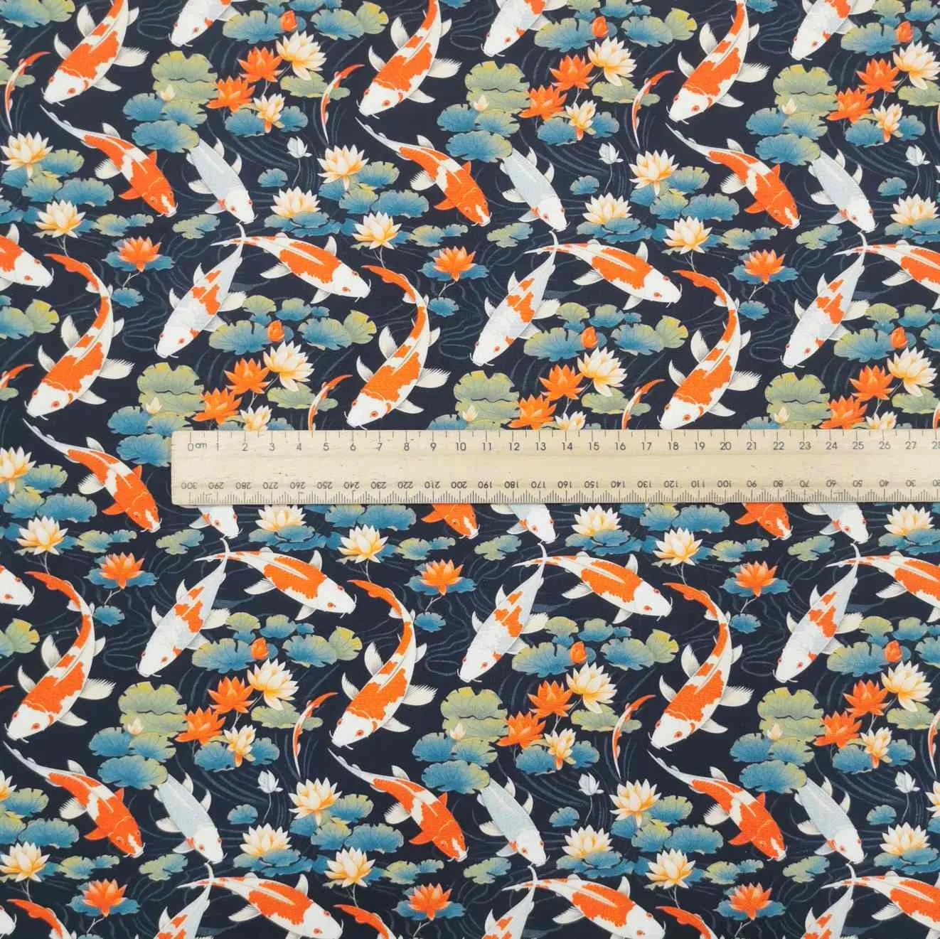 Cotton Poplin, Koi Pond