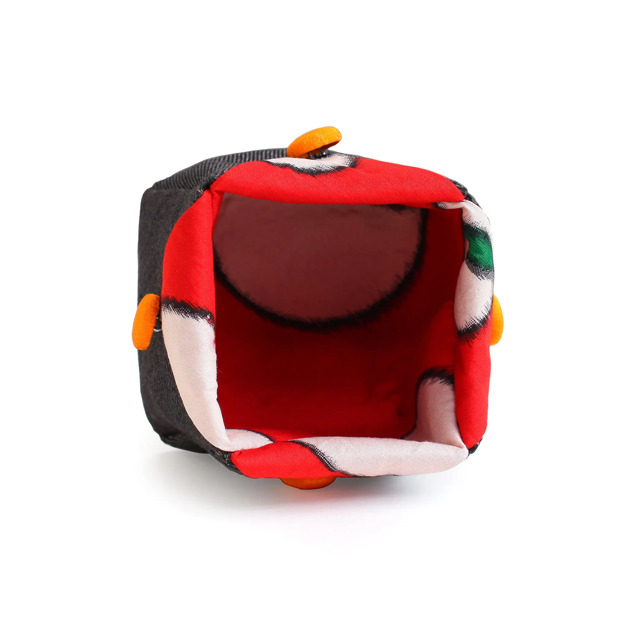 Cube Shaped Case Made from Japanese Kimono