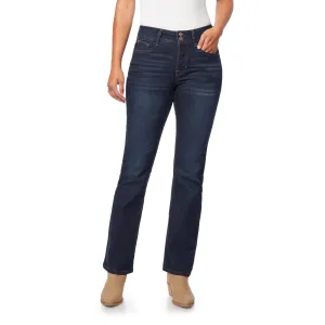 Curvy Bootcut Mid-Rise Jeans (Plus)
