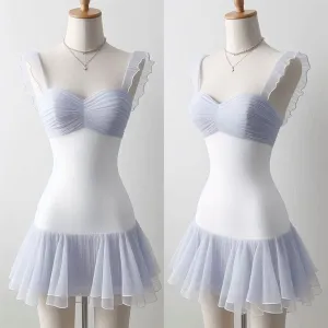 Cute Straps A-Line Chiffon Short Party Dress Homecoming Dress, DP4823
