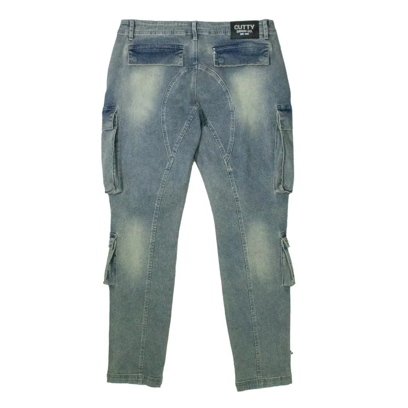Cutty Victory Cargo Denim Jean - Tint