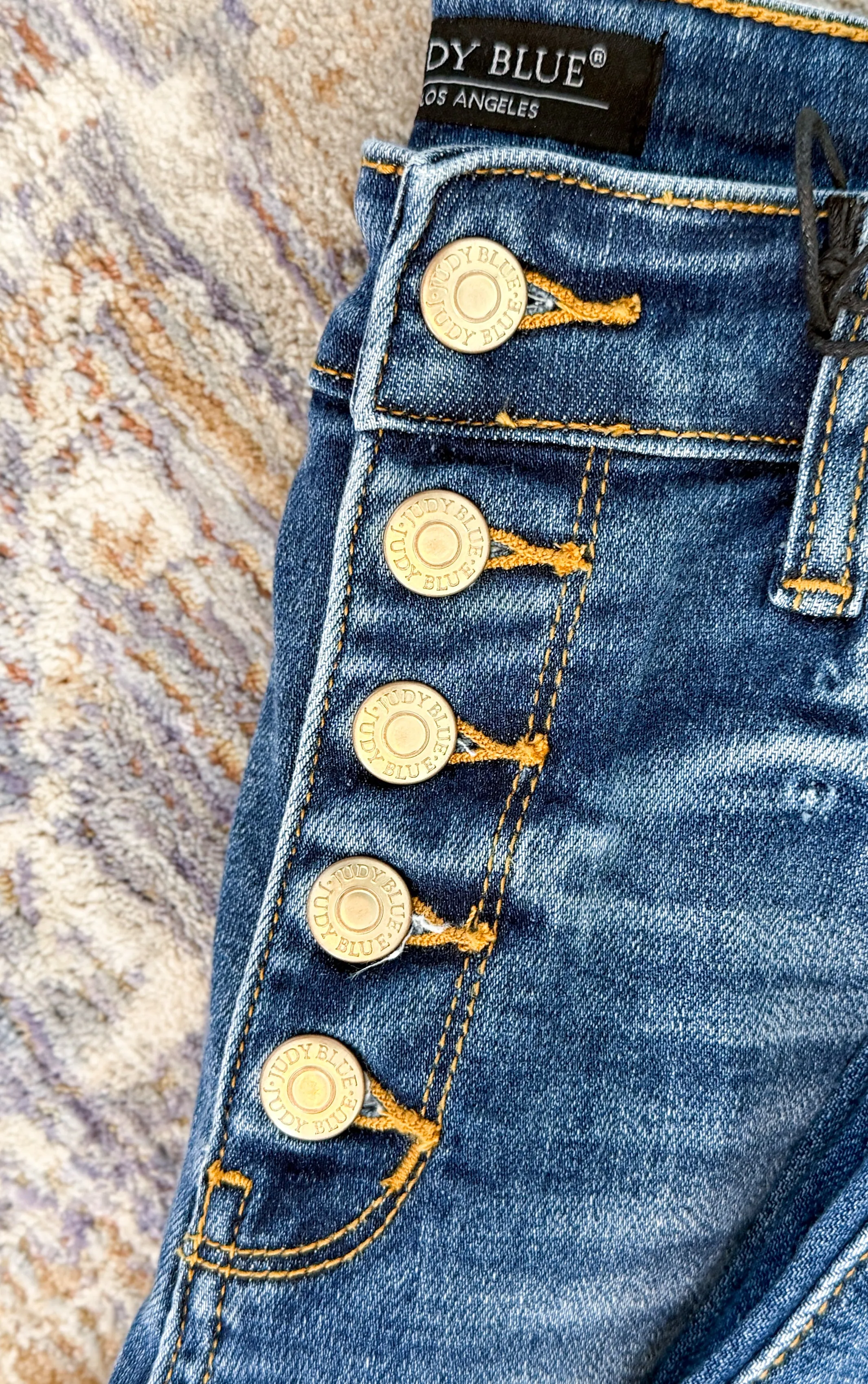 Cynthia Button Fly Flare Judy Blue Jeans