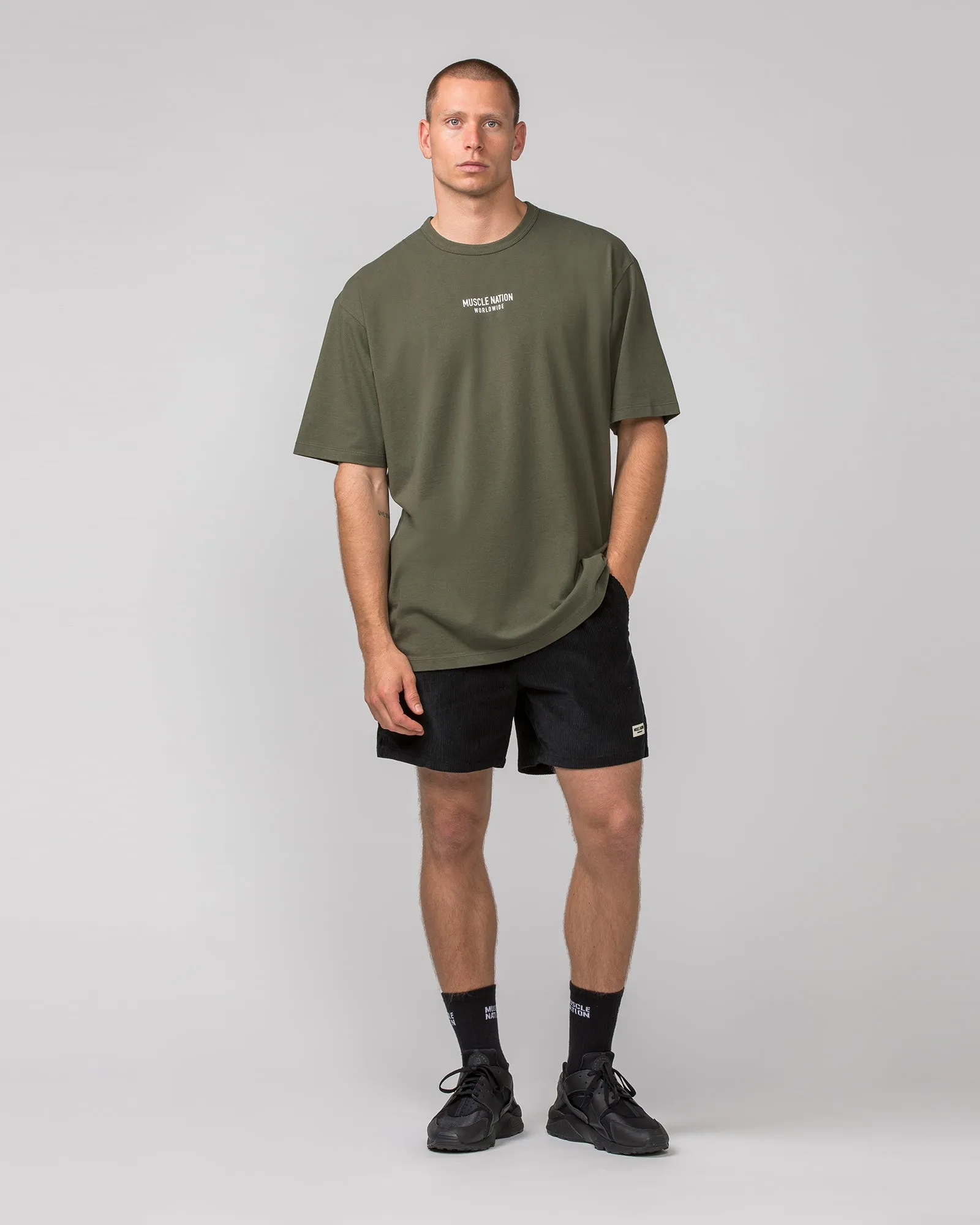 Daily Corduroy 5" Shorts - Black