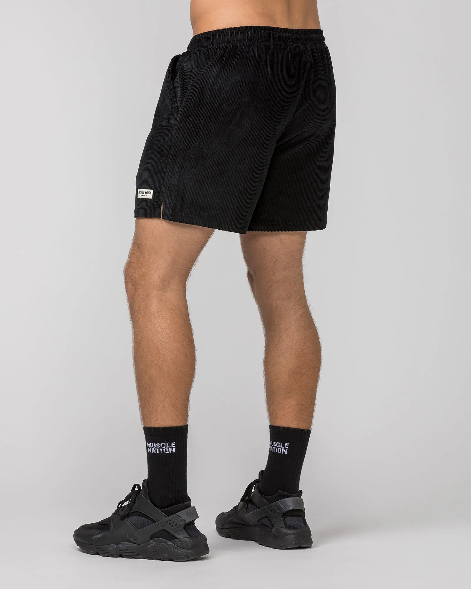 Daily Corduroy 5" Shorts - Black